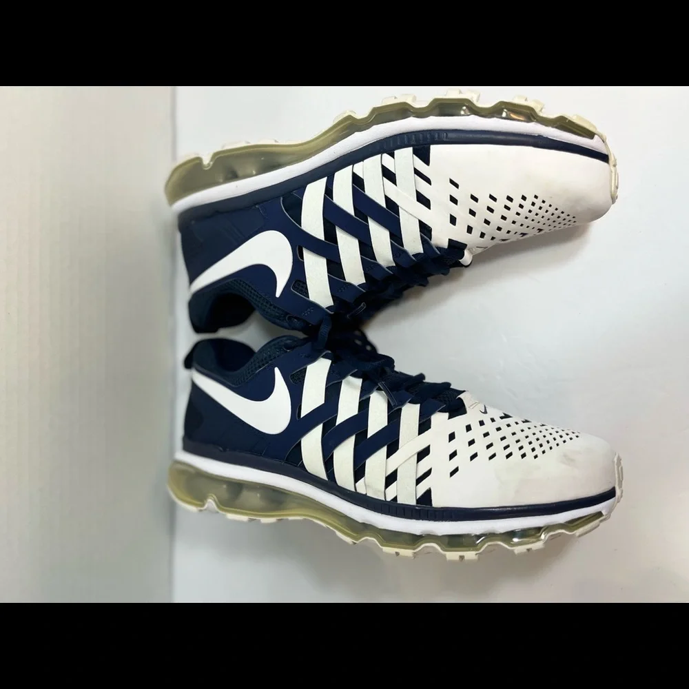 NIKE TR MAX 360 RUNNING SHOES WHITE Blue 599286 401 SZ 12.5 - Picture 5 of 14